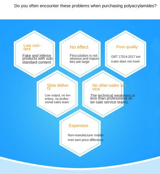 قیمت خوب فلوکولانت آلی آنیونی پلی آکریل آمید msds water pam 6