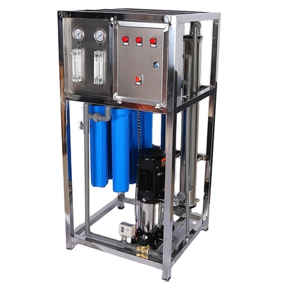 سیستم اسمز معکوس فولاد ضد زنگ 500LPH برای تصفیه آب