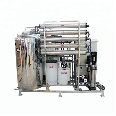 عملکرد ساده سیستم تصفیه آب خودکار RO 3000 L/H برای آب خالص