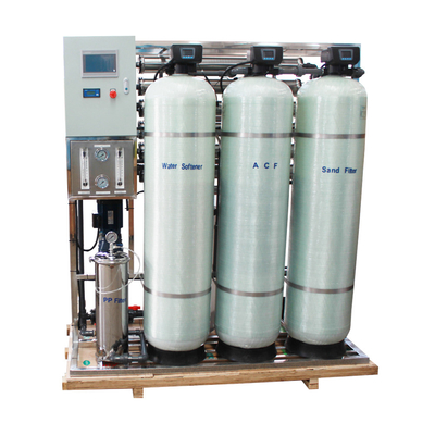 سیستم آب اسمز معکوس اتوماتیک RO 1500L/H برای تامین آب خالص