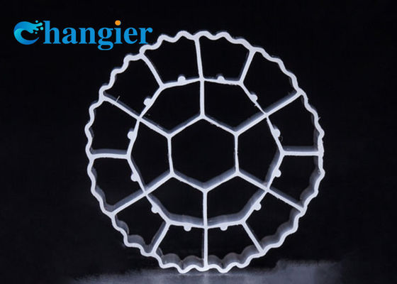 PE06 Φ25*10 تصفیه فاضلاب Bio Plastic Media Filter Water MBBR