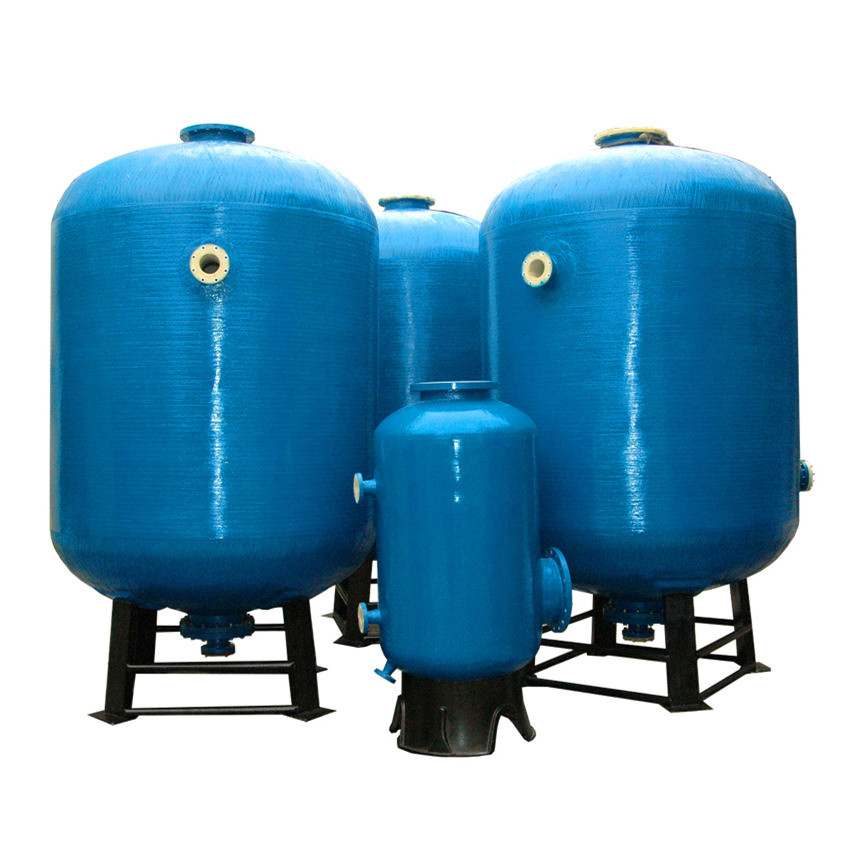 مخزن آب FRP RO مخزن فشار مخزن ذخیره آب رنگ آبی